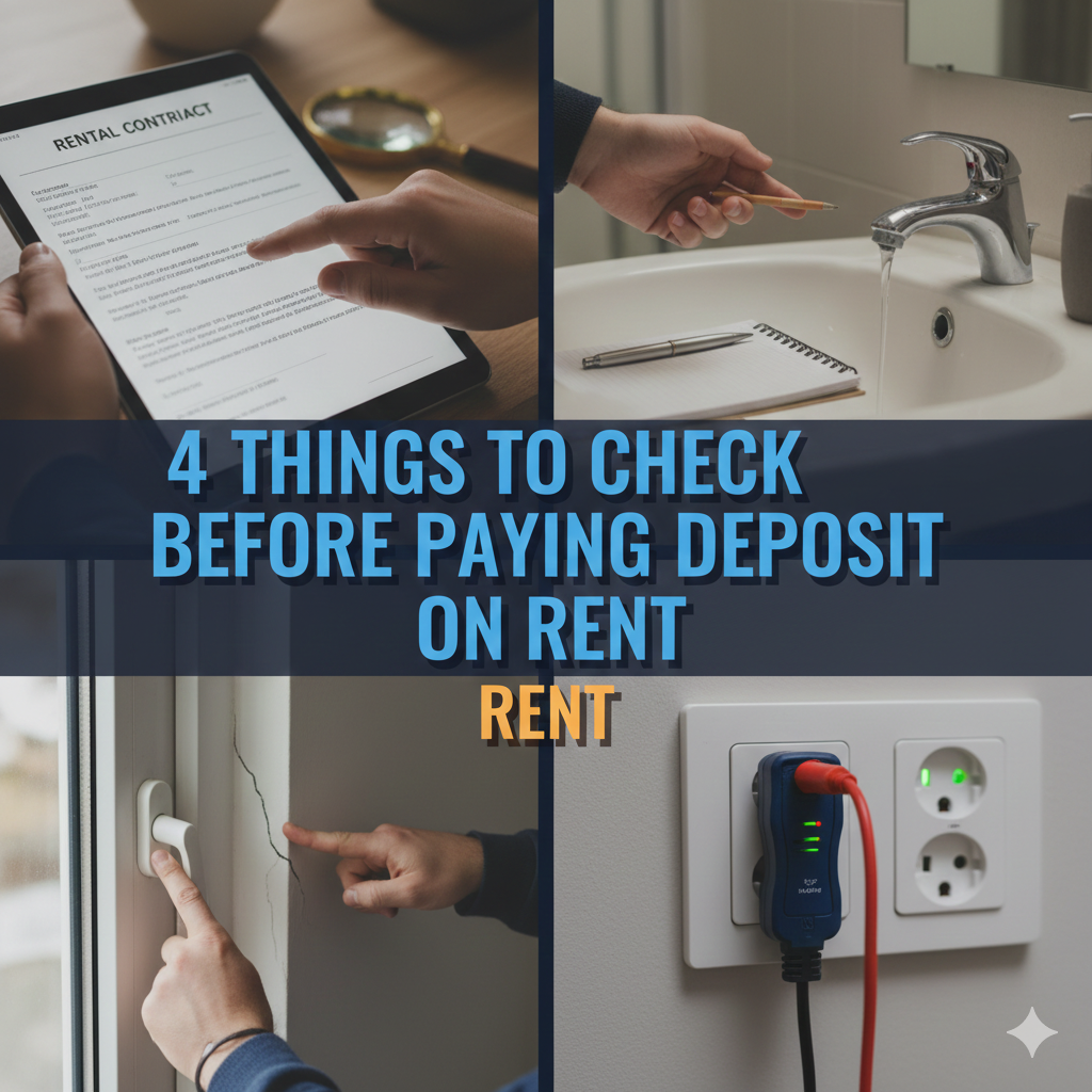 4 Things to Check Before Paying Deposit on Rent by Room