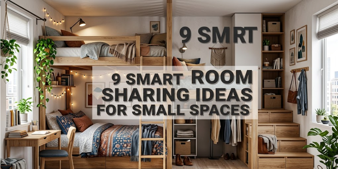 9 smart room sharing ideas for small spaces