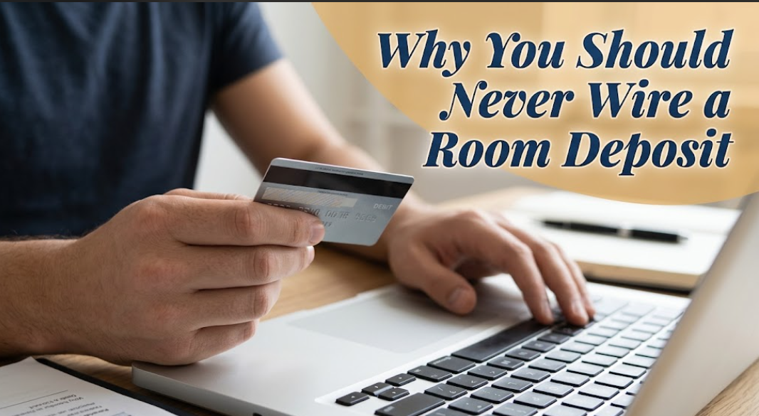 Why You Should Never Wire a Room Deposit