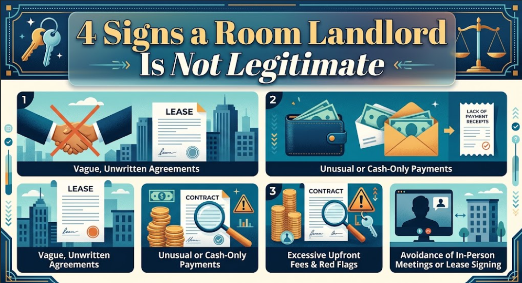 4 Signs a Room Landlord Is Not Legitimate